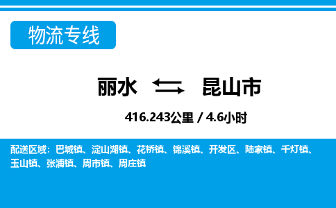 麗水到昆山市物流專線-麗水至昆山市貨運(yùn)公司