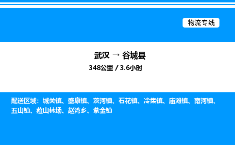 武漢到故城縣物流專(zhuān)線-武漢至故城縣貨運(yùn)公司